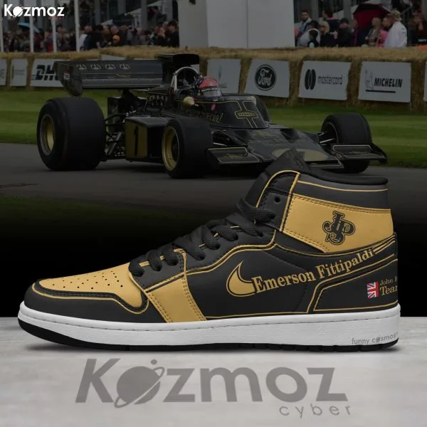 Lotus Team Emerson Fittipaldi Custom Shoes Ford-Cosworth 72D Livery 1972 Racing Shoes - Image 2