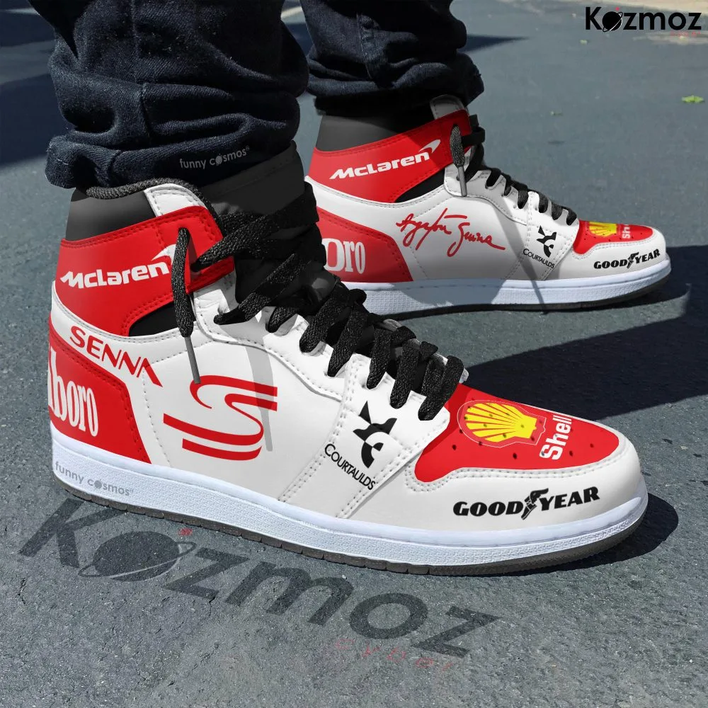 Magic Senna JD1 Sneakers McLaren MP4-8 1993 Custom Racing Shoes - Image 2