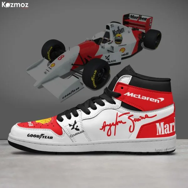 Magic Senna JD1 Sneakers McLaren MP4-8 1993 Custom Racing Shoes - Image 4