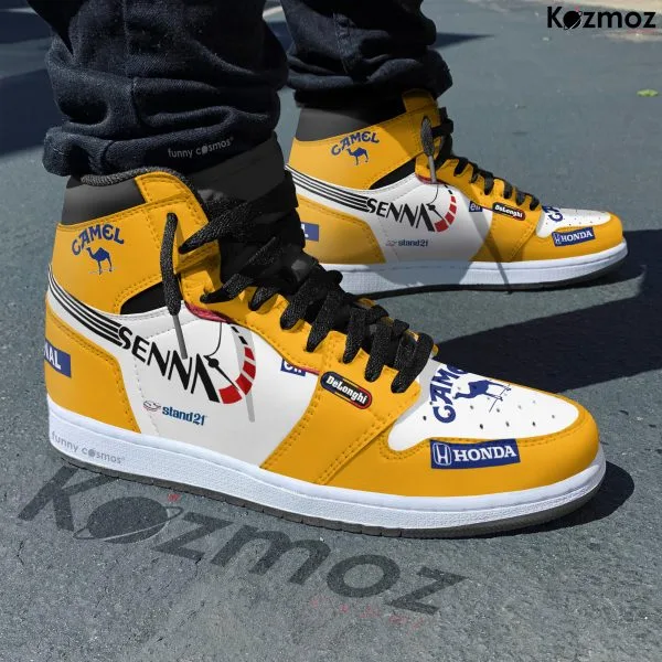 Alternative view of Magic Senna McLaren Custom Shoes Racing Monaco 1987 Racing JD Sneakers