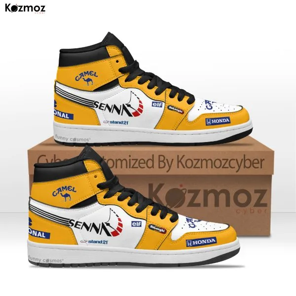 Magic Senna McLaren Custom Shoes Racing Monaco 1987 Racing JD Sneakers