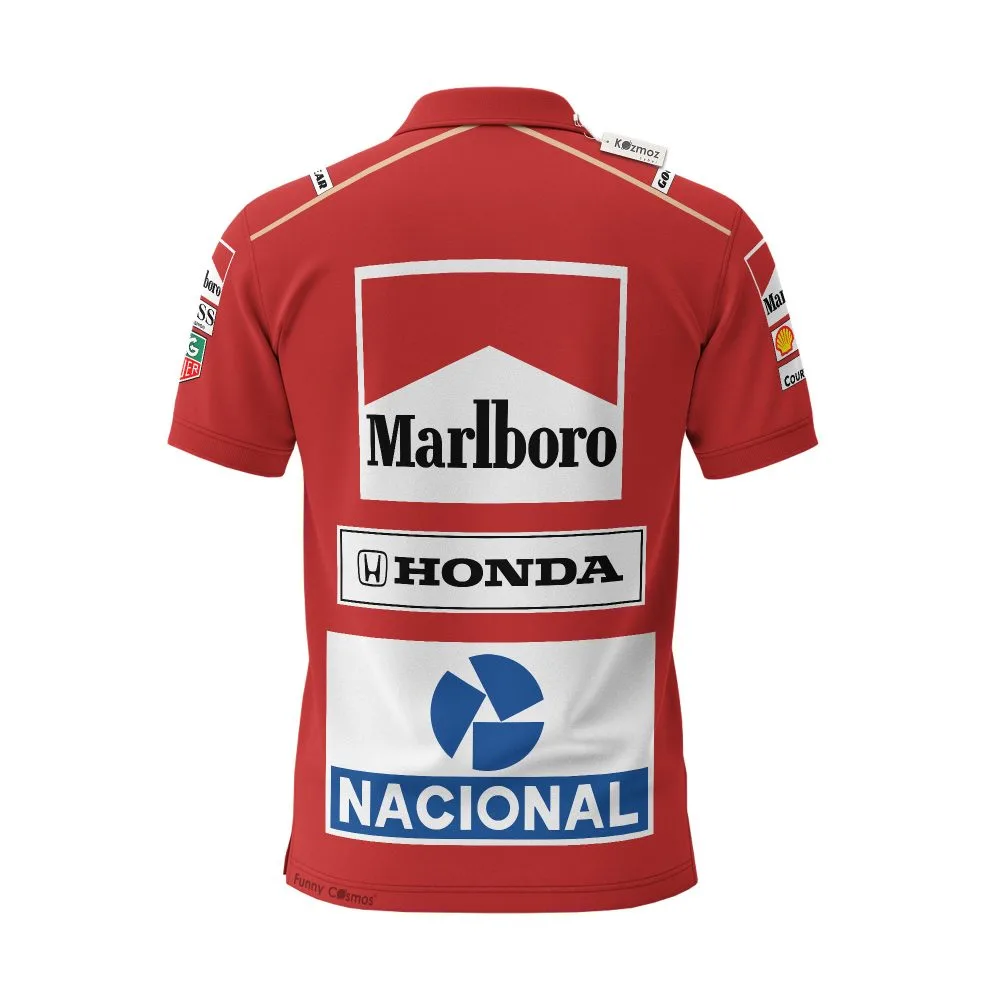 Magic Senna Polo Shirt 1988 - McLaren Honda Team - Image 3