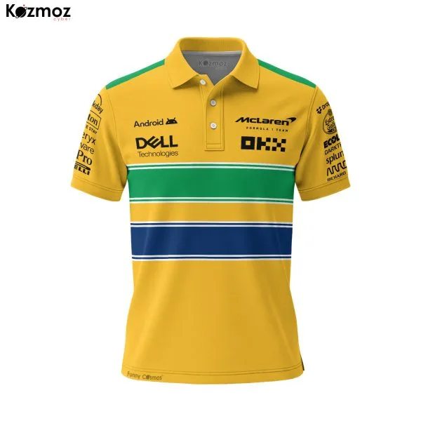 Alternative view of Magic Senna Polo Shirt Monaco GP Mclaren Polo Team