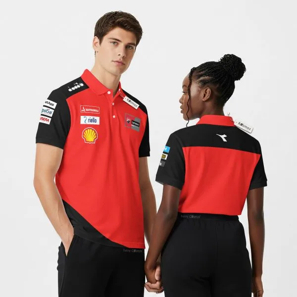 Marc Marquez Ducati MotoGP Racing Custom Polo Shirt