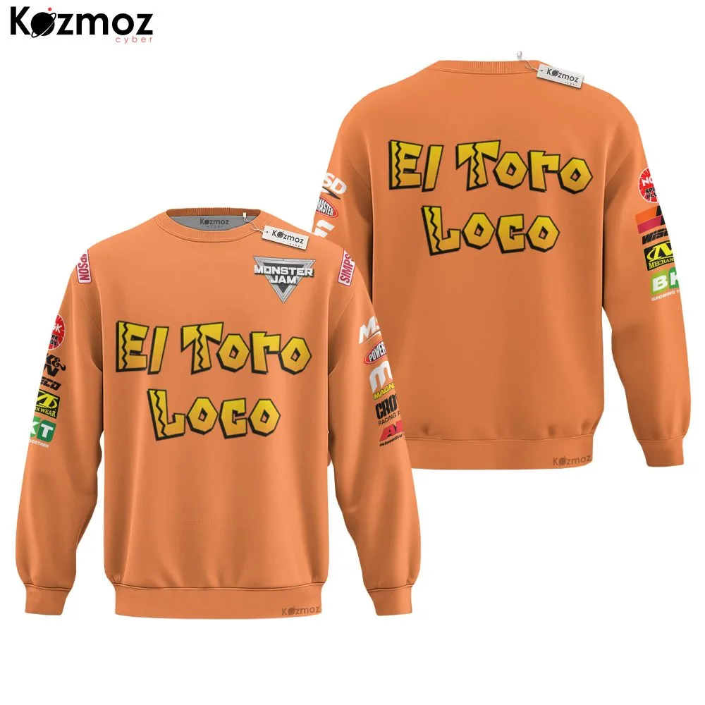 Marc McDonald El Toro Loco Monster Truck Racing Costume Collection - Monster JamTeam - - Image 4