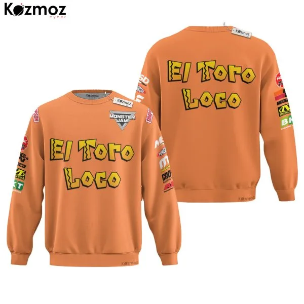 Marc McDonald El Toro Loco Monster Truck Racing Costume Collection - Monster JamTeam - - Image 4