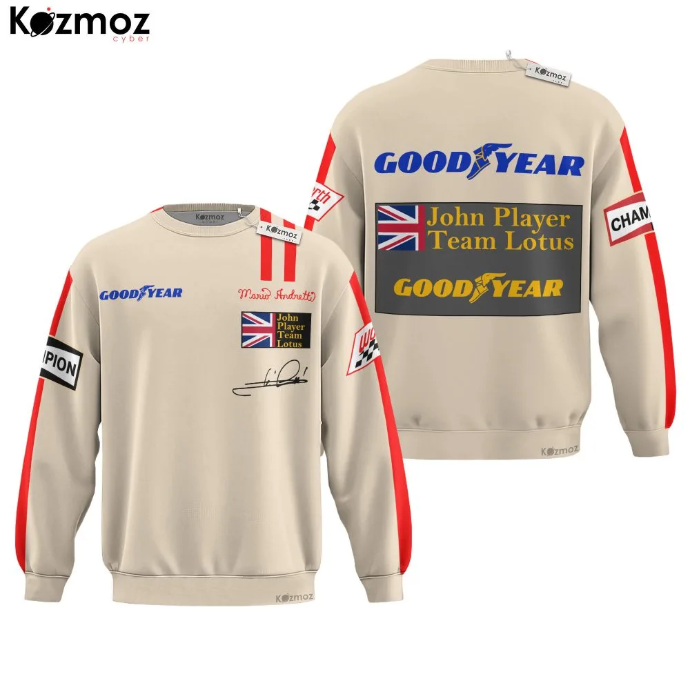Mario Andretti Racing Costume 1976 Signed Race Used Lotus Racing Team - - Image 4