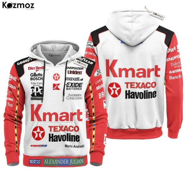 Alternative view of Mario Andretti Racing Costume Shirt Hoodie Collection - NewmanHaas  Racing Team