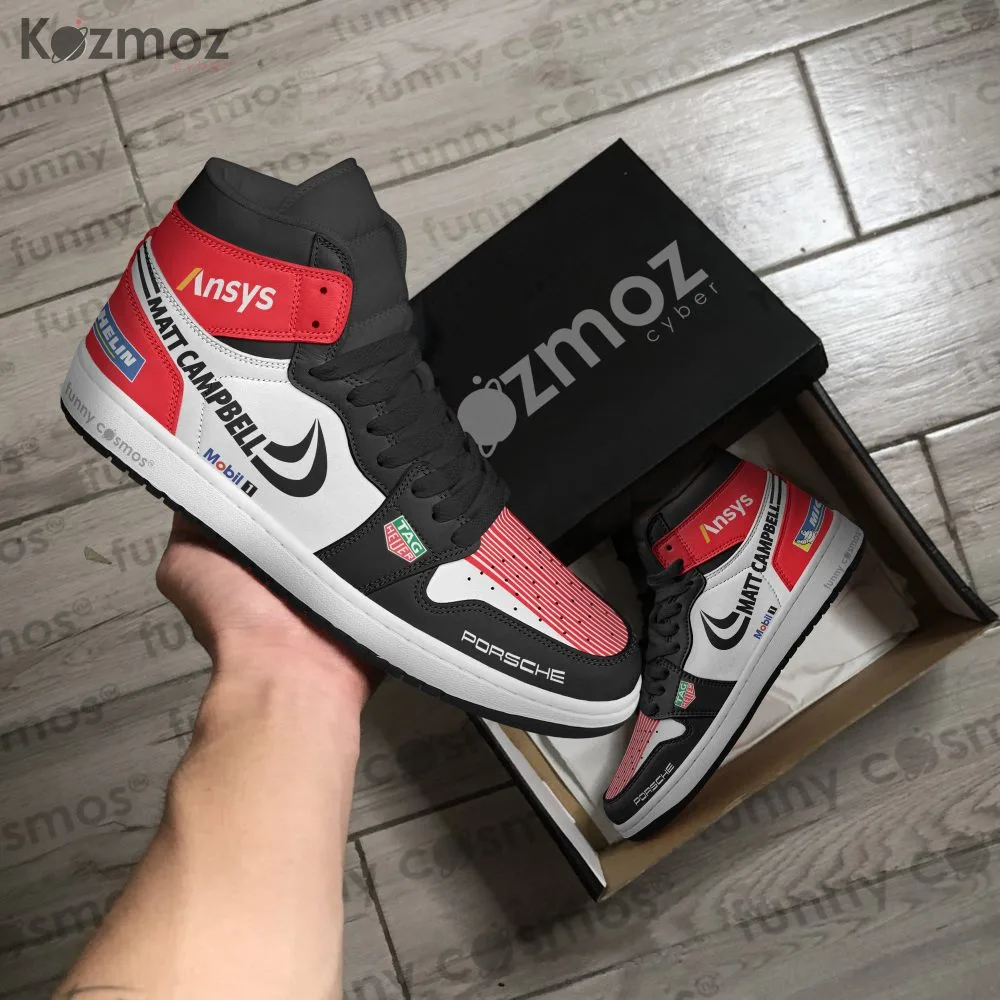 Matt Campbell Porsh Custom Shoes 963 LMH Livery 2024 JD1 Racing Shoes - Image 4