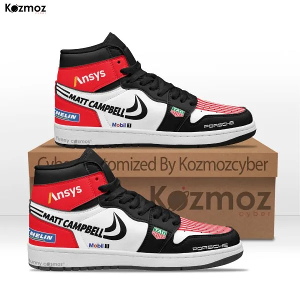 Matt Campbell Porsh Custom Shoes 963 LMH Livery 2024 JD1 Racing Shoes