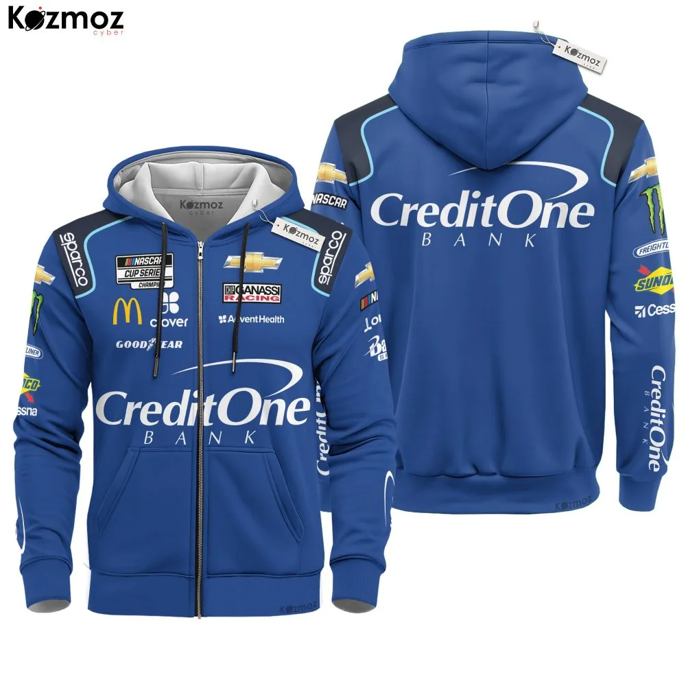 Matt Kenseth Racing Suit Credit One Bank 2020 Collection - NASCAR Racing Team - Image 3