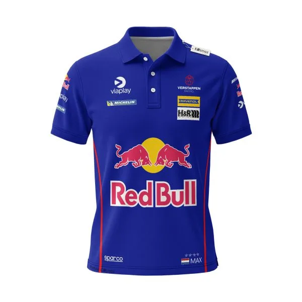 Alternative view of Max Mad GT3 EVO Nurburgring 24h Custom Polo Shirt