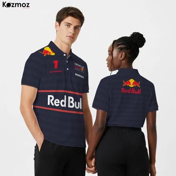 Max Verstappen 2025 Racing Polo Shirt Oracle RBR Polo Team
