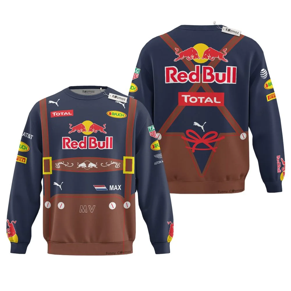 Max Verstappen F1 Austrian GP 2016 Lederhosen Livery Costume Racing Suite - Image 5