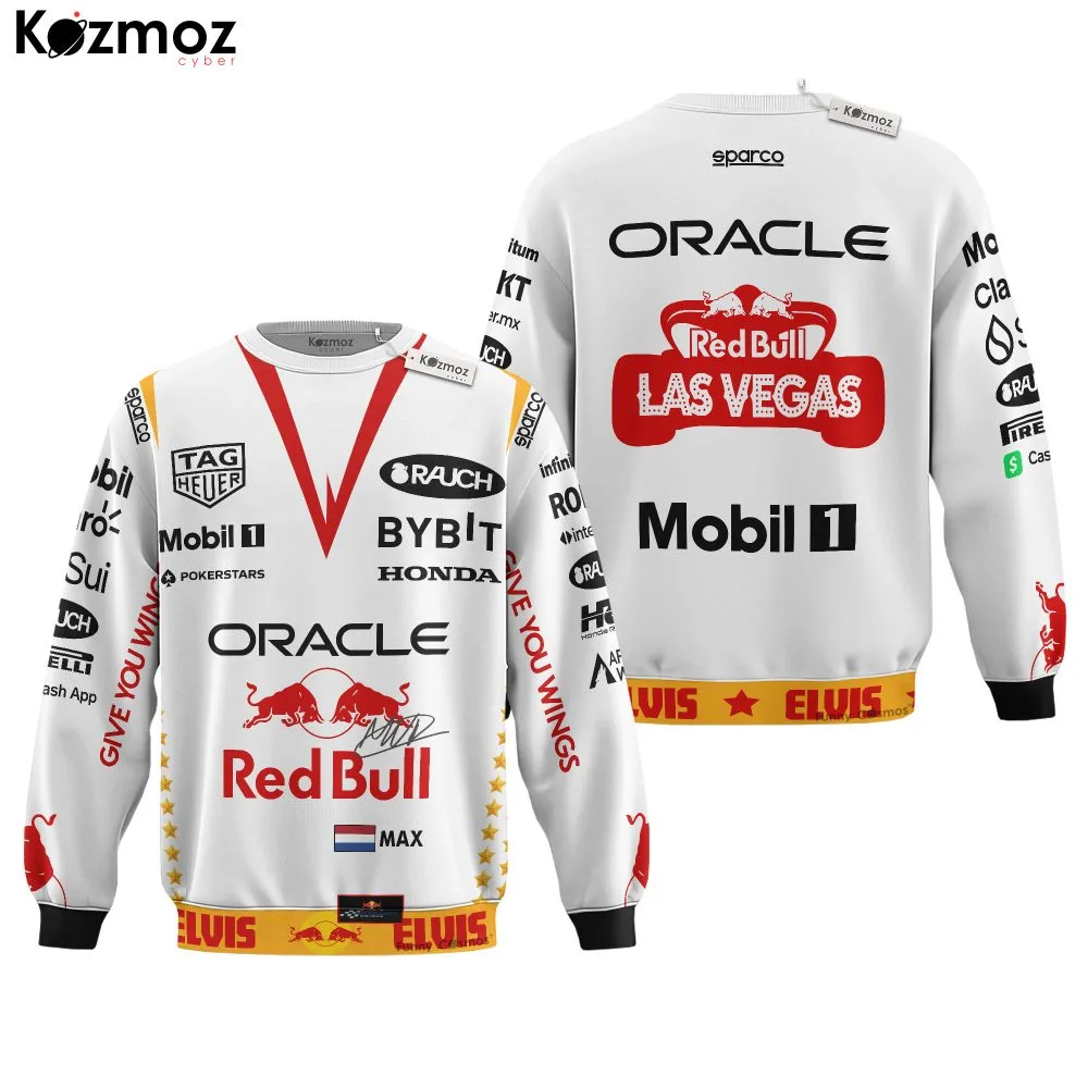 Max Verstappen Racing Costume 2023 Las Vegas GP Edition - RB Racing Team - Image 5