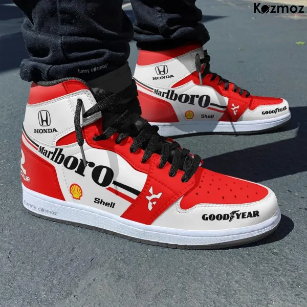 Alternative view of McLaren Alain Prost Custom Shoes McLaren Honda MP4-5 Livery 1989 Racing Shoes