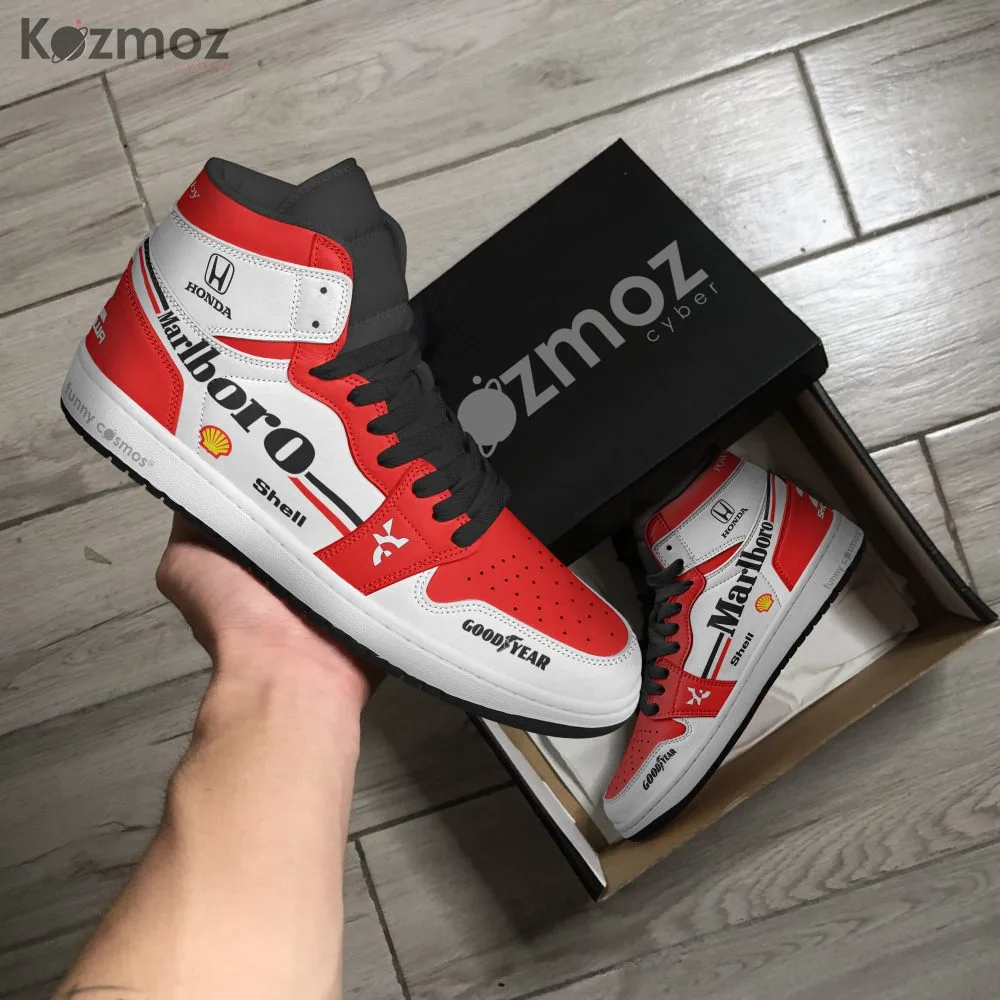 McLaren Alain Prost Custom Shoes McLaren Honda MP4-5 Livery 1989 Racing Shoes - Image 4
