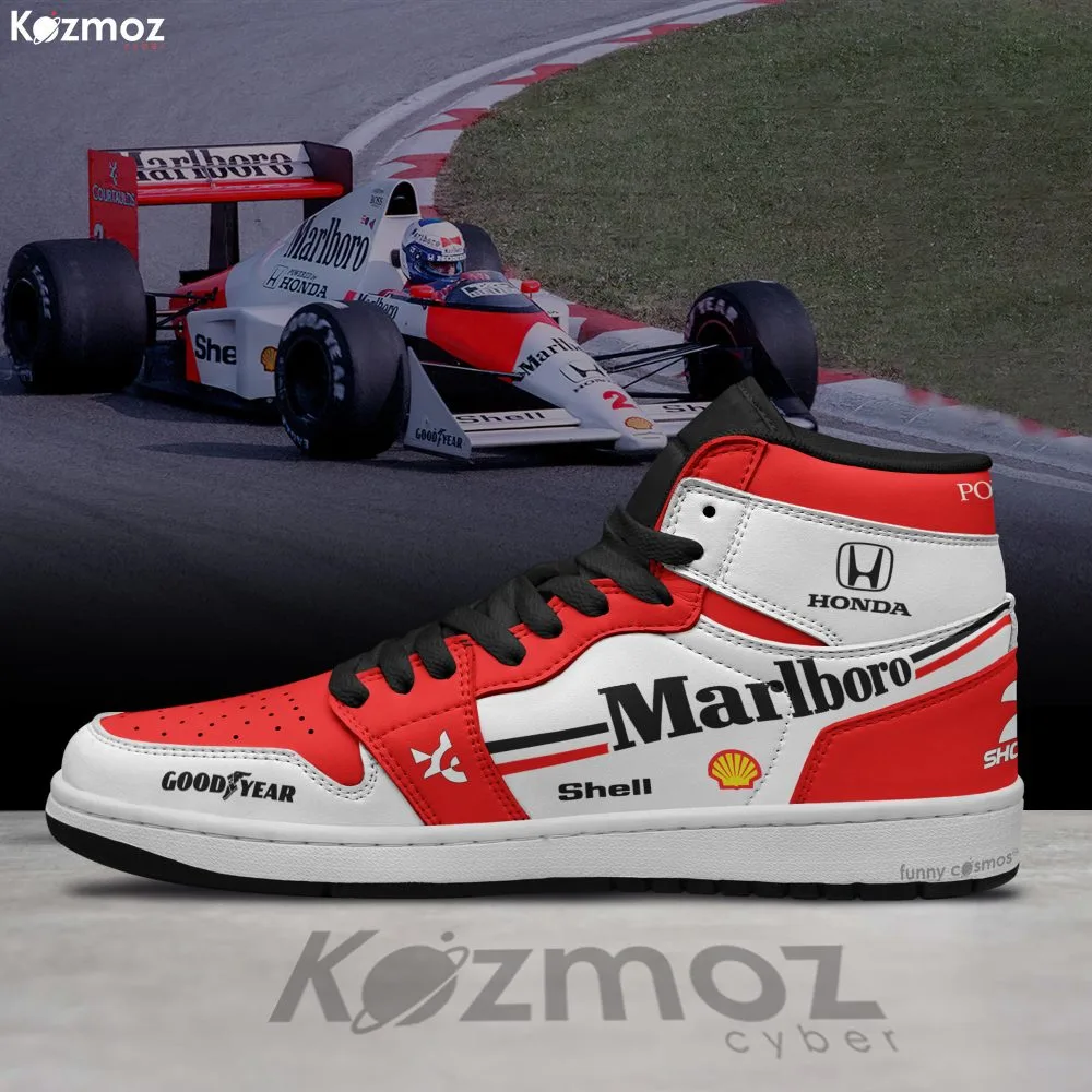 McLaren Alain Prost Custom Shoes McLaren Honda MP4-5 Livery 1989 Racing Shoes - Image 3