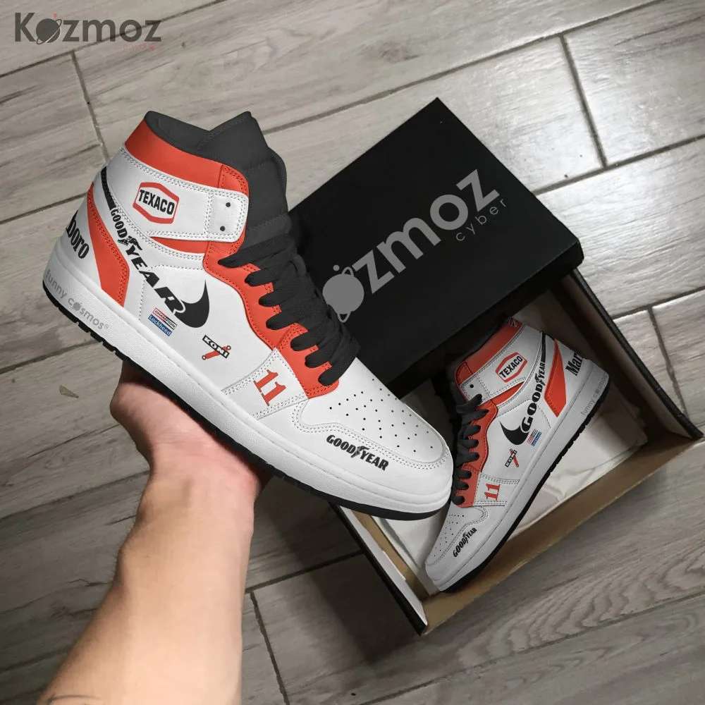 McLaren James Hunt Custom Shoes Ford M23 Livery 1976 Racing Shoes - Image 4
