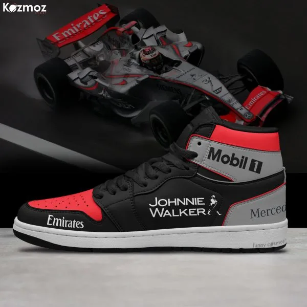 McLaren Kimi Raikkonen Custom Shoes Chrome Livery 2006 Livery MP4-21 Racing Shoes - Image 3