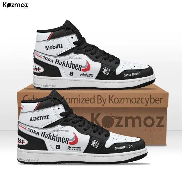 McLaren Mika Hakkinen Custom Shoes Mclaren MP4-13 Livery 1998 Racing Shoes