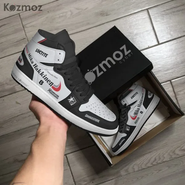 McLaren Mika Hakkinen Custom Shoes Mclaren MP4-13 Livery 1998 Racing Shoes - Image 4