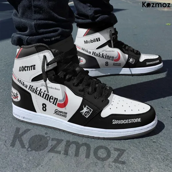 Alternative view of McLaren Mika Hakkinen Custom Shoes Mclaren MP4-13 Livery 1998 Racing Shoes