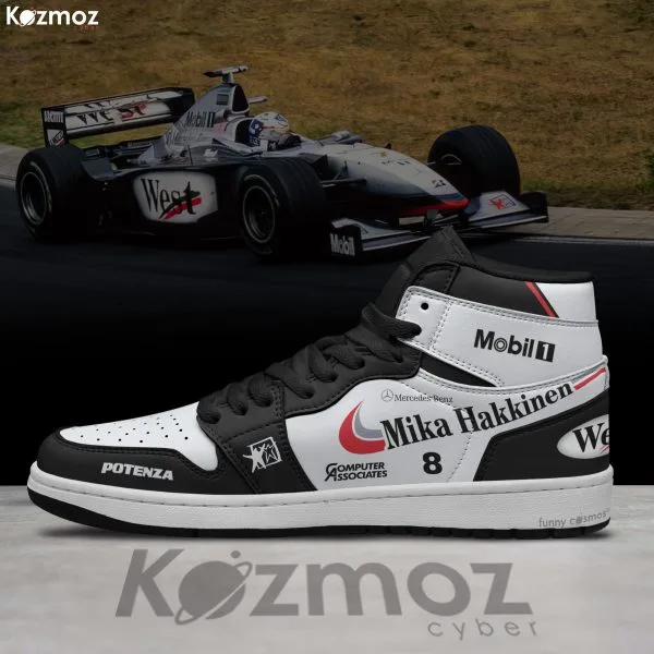 McLaren Mika Hakkinen Custom Shoes Mclaren MP4-13 Livery 1998 Racing Shoes - Image 3