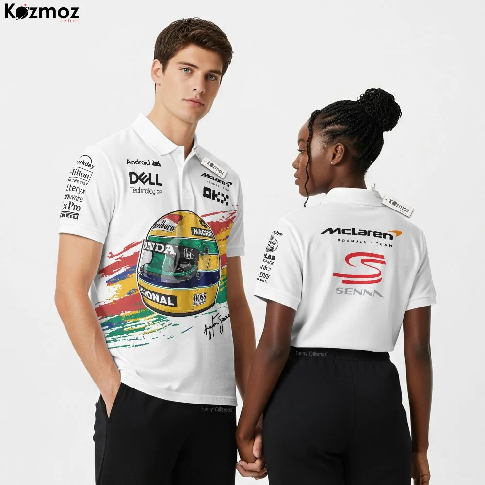 McLaren Senna F1 Polo Shirt Bundle - Perfect Racing Gift - Image 6