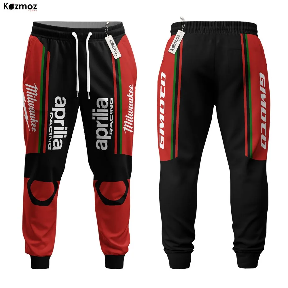 Milwaukee Aprilia Racing Costume - WSBK 2017 Black And Red Version - Image 6
