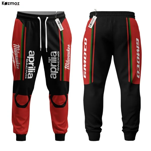 Milwaukee Aprilia Racing Costume - WSBK 2017 Black And Red Version - Image 6