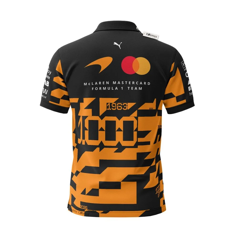 ML Racing 1000th Grand Prix Custom Polo Shirt - Image 3