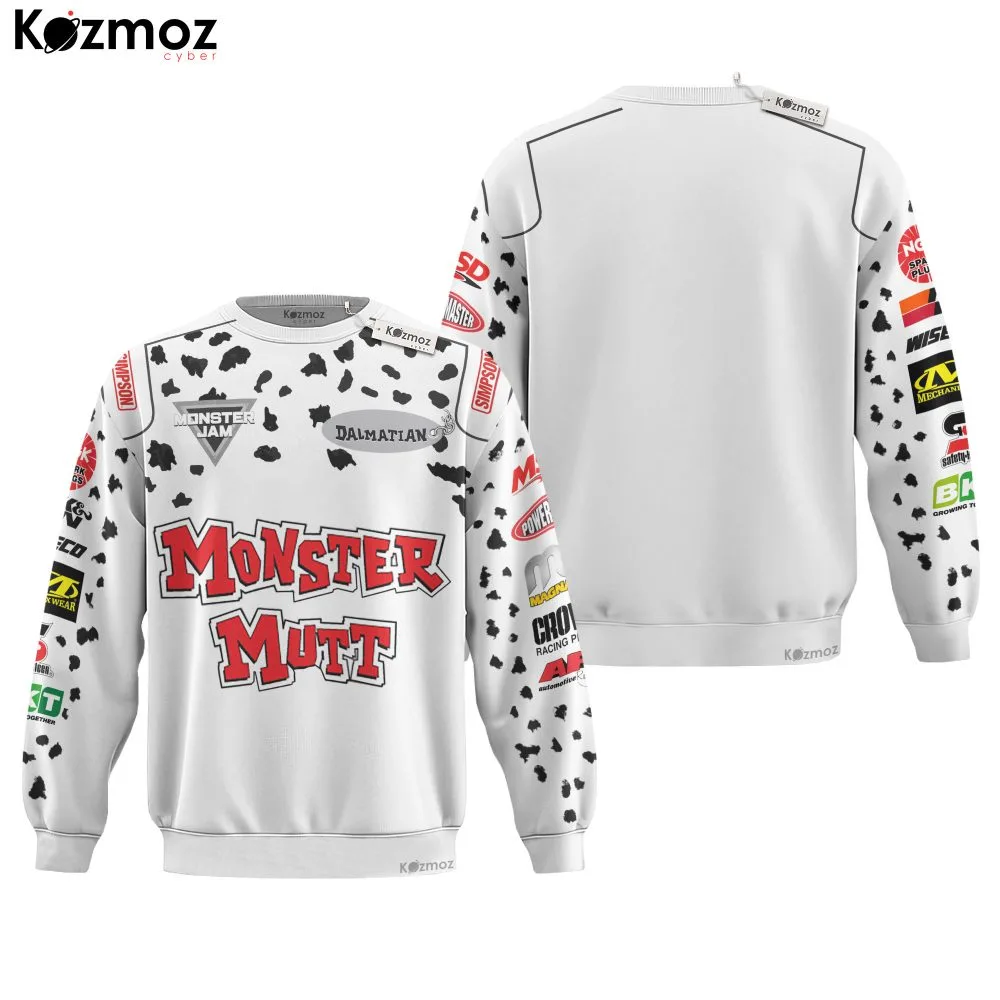 Monster Mutt Dalmatian Monster Truck Racing Costume Collection - Monster Jam Team - - Image 4