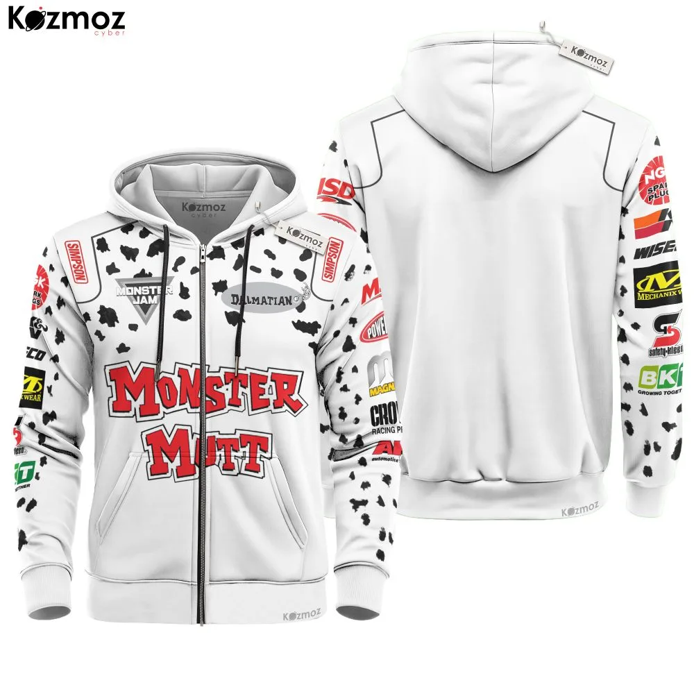 Monster Mutt Dalmatian Monster Truck Racing Costume Collection - Monster Jam Team - - Image 3