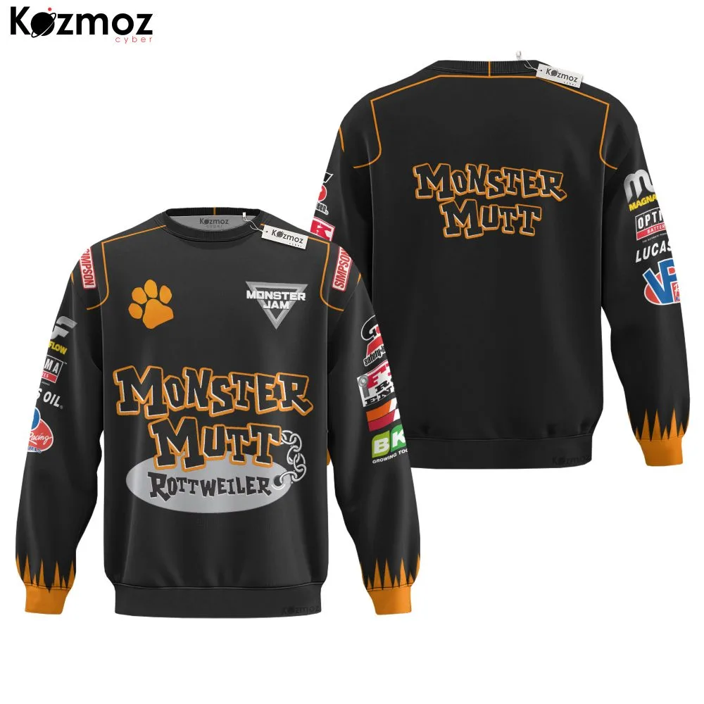 Monster Mutt Rottweiler Monster Jam Racing Costume Collection - Monster Jam Team - - Image 4