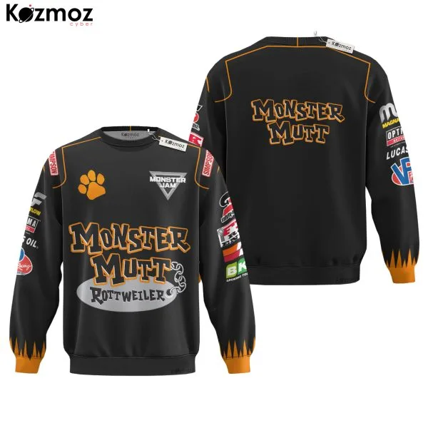 Monster Mutt Rottweiler Monster Jam Racing Costume Collection - Monster Jam Team - - Image 4
