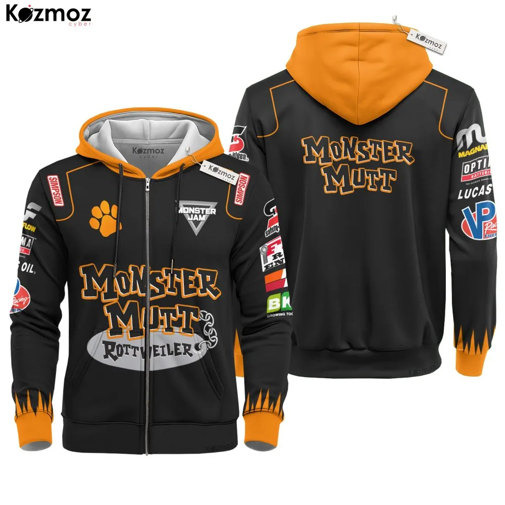 Monster Mutt Rottweiler Monster Jam Racing Costume Collection - Monster Jam Team - - Image 3