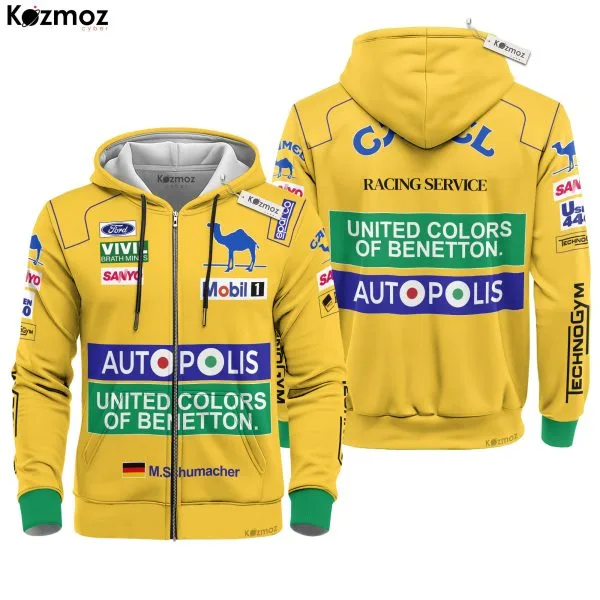 Alternative view of MSC FIRST WIN Racing Costume 1992 Collection - Benetton Team