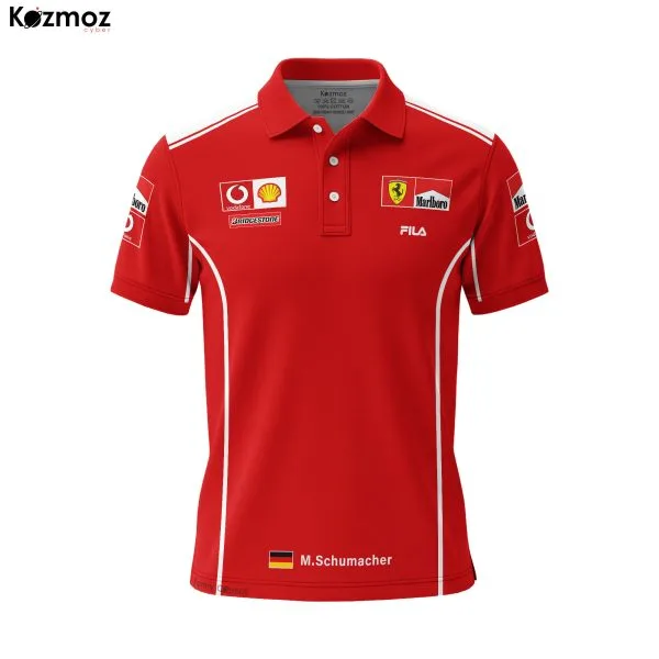 Alternative view of MSC Racing Polo Shirt 2004 Livery SF Marlboro Polo Team