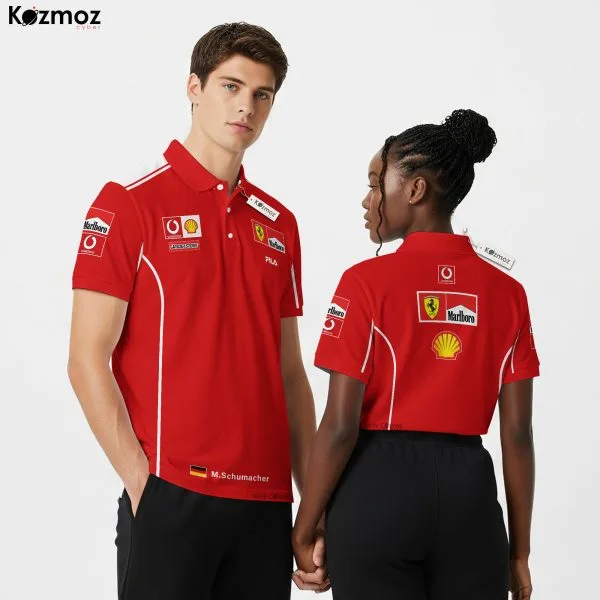 MSC Racing Polo Shirt 2004 Livery SF Marlboro Polo Team