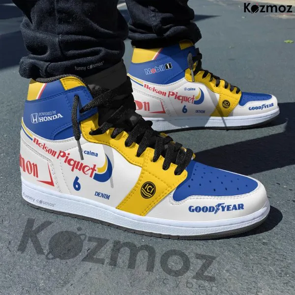 Alternative view of Nelson Piquet 1987 Williams Honda FW11B JD Sneakers