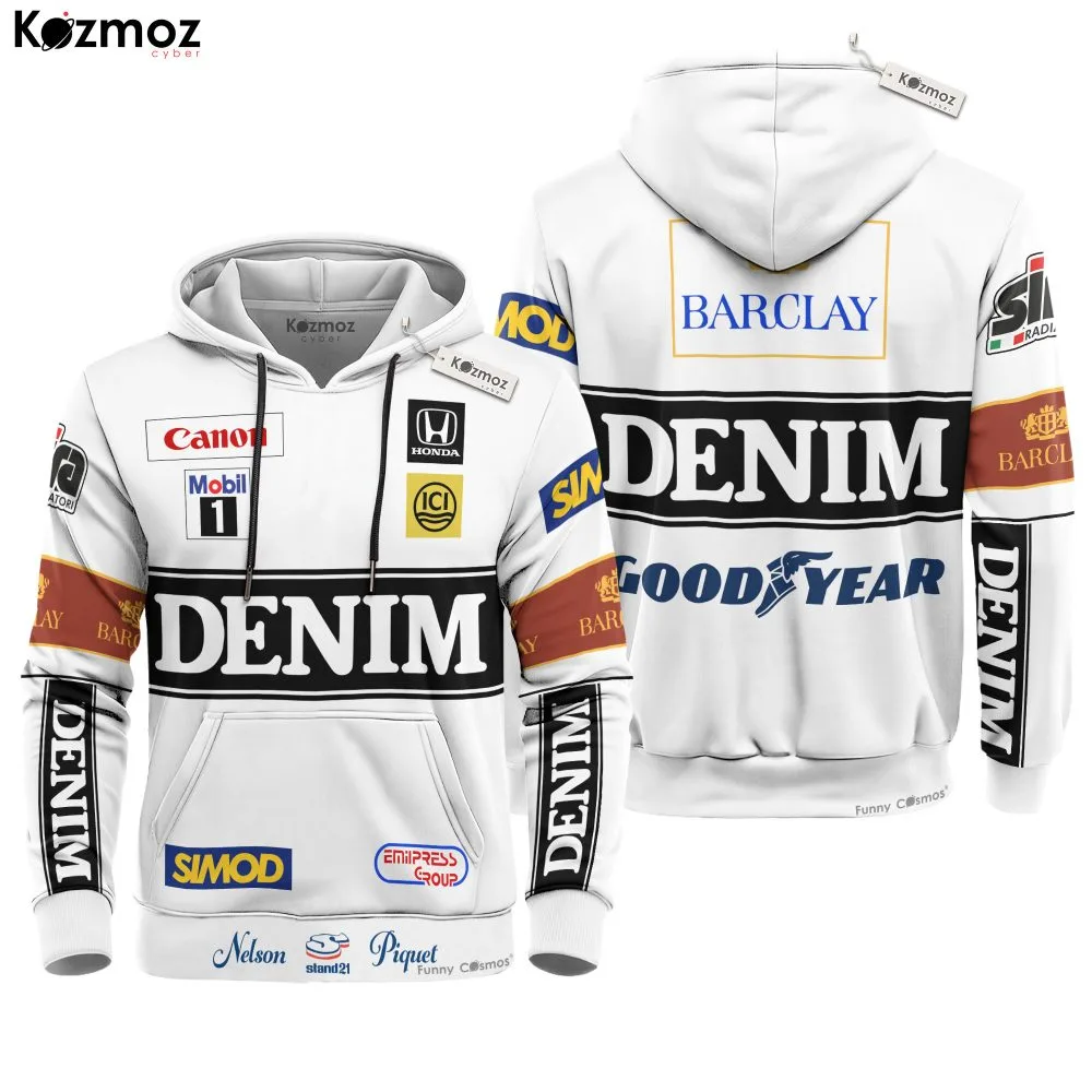 Nelson Piquet Racing Suit Denim 1987 Collection - Williams  Team - Image 2