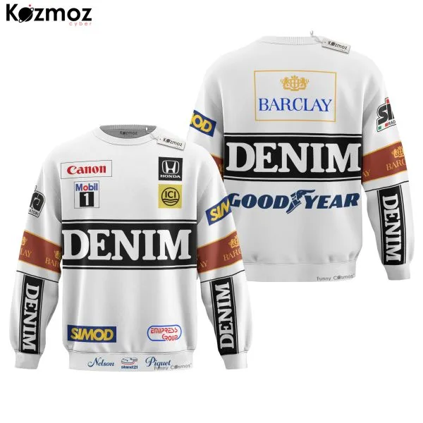 Nelson Piquet Racing Suit Denim 1987 Collection - Williams  Team - Image 4