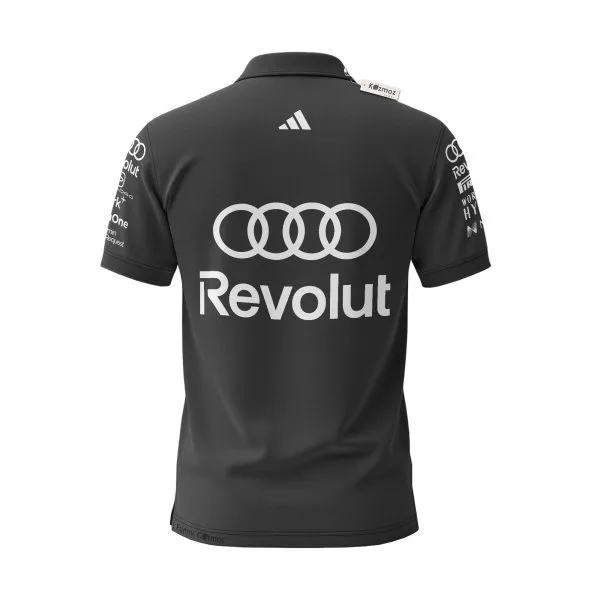 Nico Hulkenberg Audi F1 Custom Polo Shirt - Image 3