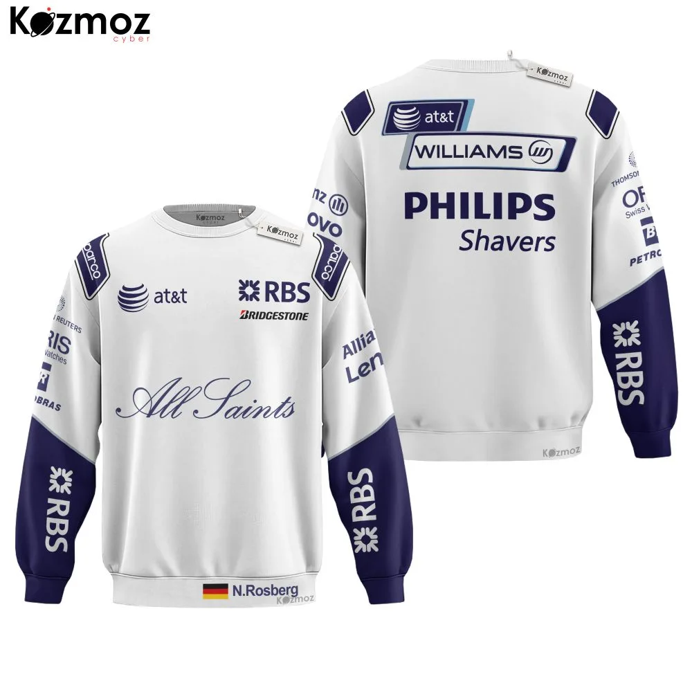 Nico Rosberg Racing Costume RBS 2008 Collection Williams  Racing Team - - Image 4