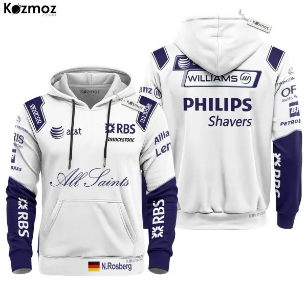 Alternative view of Nico Rosberg Racing Costume RBS 2008 Collection Williams  Racing Team -