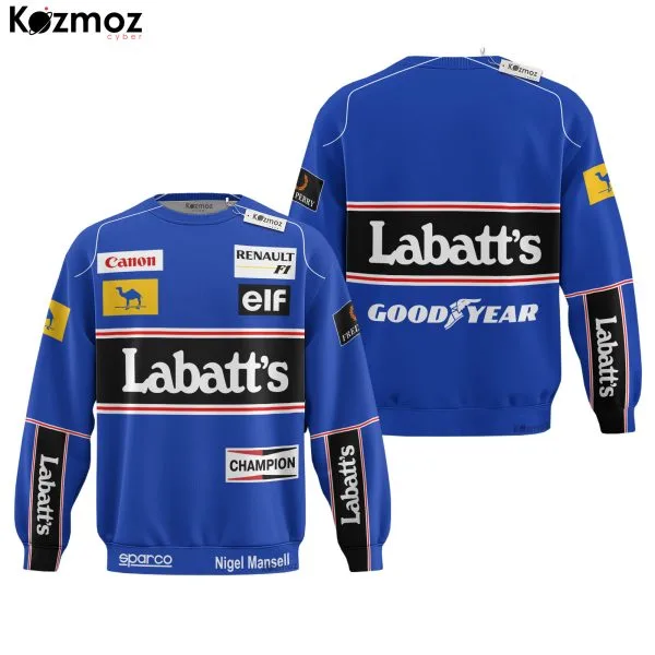 Nigel Mansell Racing Costume 1992 Williams Racing Team - - Image 4