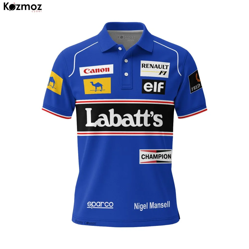 Nigel Mansell Racing Costume 1992 Williams Racing Team - - Image 6