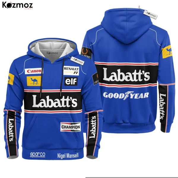Alternative view of Nigel Mansell Racing Costume 1992 Williams Racing Team -