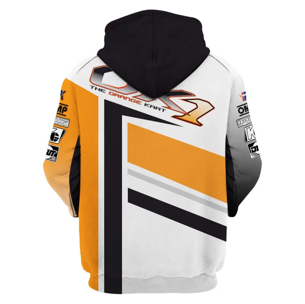 Ok1 Kart Hoodie The Orange Kart Sweater Ok1, Omp Go Kart Racing Costume - Image 4